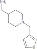 1-{1-[(Thiophen-3-yl)methyl]piperidin-4-yl}methanamine
