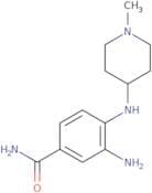 3-Amino-4-[(1-methylpiperidin-4-yl)amino]benzamide