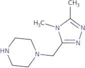 1-[(Dimethyl-4H-1,2,4-triazol-3-yl)methyl]piperazine