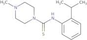 4-Methyl-N-[2-(propan-2-yl)phenyl]piperazine-1-carbothioamide