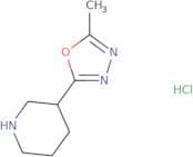 3-(5-Methyl-1,3,4-oxadiazol-2-yl)piperidine hydrochloride