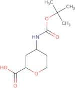 4-{[(tert-Butoxy)carbonyl]amino}oxane-2-carboxylic acid