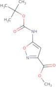 Methyl 5-{[(tert-butoxy)carbonyl]amino}-1,2-oxazole-3-carboxylate
