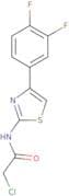 2-Chloro-N-[4-(3,4-difluorophenyl)-1,3-thiazol-2-yl]acetamide