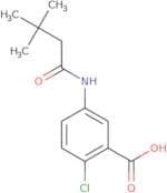 2-Chloro-5-(3,3-dimethylbutanamido)benzoic acid