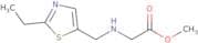 Methyl 2-{[(2-ethyl-1,3-thiazol-5-yl)methyl]amino}acetate