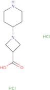 1-(Piperidin-4-yl)azetidine-3-carboxylic acid dihydrochloride