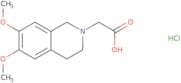 2-(6,7-Dimethoxy-1,2,3,4-tetrahydroisoquinolin-2-yl)acetic acid hydrochloride