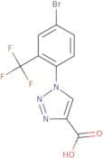 1-[4-Bromo-2-(trifluoromethyl)phenyl]-1H-1,2,3-triazole-4-carboxylic acid