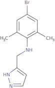 4-Bromo-2,6-dimethyl-N-(1H-pyrazol-3-ylmethyl)aniline