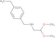 (2,2-Dimethoxyethyl)[(4-ethylphenyl)methyl]amine