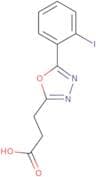 3-[5-(2-Iodophenyl)-1,3,4-oxadiazol-2-yl]propanoic acid
