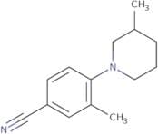 3-Methyl-4-(3-methylpiperidin-1-yl)benzonitrile