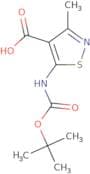 5-{[(tert-Butoxy)carbonyl]amino}-3-methyl-1,2-thiazole-4-carboxylic acid