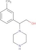 2-(3-Methylphenyl)-2-(piperazin-1-yl)ethan-1-ol