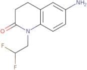 6-Amino-1-(2,2-difluoroethyl)-1,2,3,4-tetrahydroquinolin-2-one