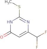 6-(Difluoromethyl)-2-(methylsulfanyl)pyrimidin-4-ol