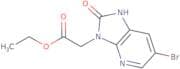 Ethyl 2-{6-bromo-2-oxo-1H,2H,3H-imidazo[4,5-b]pyridin-3-yl}acetate