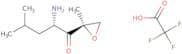 (2S)-2-Amino-4-methyl-1-[(2R)-2-methyloxiranyl]-1-pentanone trifluoroacetate