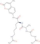 Ac-Gly-Ala-Lys(Ac)-AMC