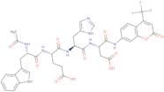 Ac-Trp-Glu-His-Asp-AFC trifluoroacetate salt