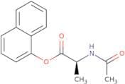 Ac-Ala-alpha-naphthyl ester