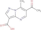 6-Acetyl-7-methylpyrazolo[1,5-α]pyrimidine-3-carboxylic acid