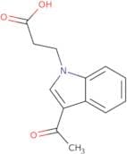 3-(3-Acetyl-1H-indol-1-yl)propanoic acid