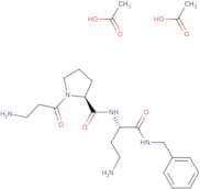 (2S)-beta-Alanyl-L-prolyl-2,4-diamino-N-(phenylmethyl)butanamideacetate