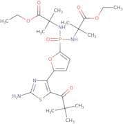 Alanine,n,N'-[[5-[2-amino-5-(2,2-dimethyl-1-oxopropyl)-4-thiazolyl]-2-furanyl]phosphinylidene]bis[…