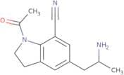 1-Acetyl-5-(2-aminopropyl)-2,3-dihydro-1H-indole-7-carbonitrile