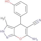 6-Amino-4-(3-hydroxyphenyl)-3-methyl-4H-pyrano[3,2-d]pyrazole-5-carbonitrile