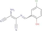 2-Amino-1-(1-aza-2-(5-chloro-2-hydroxyphenyl)vinyl)ethene-1,2-dicarbonitrile