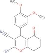 2-amino-4-(3,4-dimethoxyphenyl)-5-oxo-4,6,7,8-tetrahydro2H-chromene-3-carbonitrile
