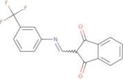2-(2-Aza-2-(3-(trifluoromethyl)phenyl)vinyl)indane-1,3-dione