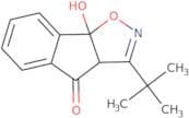 3-(1,1-Dimethylethyl)-3α,8β-dihydro-8β-hydroxy-4H-indeno[2,1-d]isoxazol-4-one