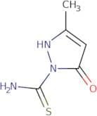 1-(Aminothioxomethyl)-3-methyl-3-pyrazolin-5-one