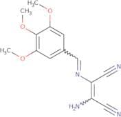 2-Amino-1-(1-aza-2-(3,4,5-trimethoxyphenyl)vinyl)ethene-1,2-dicarbonitrile