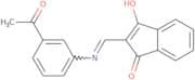 2-(((3-Acetylphenyl)amino)methylene)indane-1,3-dione