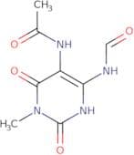5-Acetylamino-6-formylamino-3-methyluracil