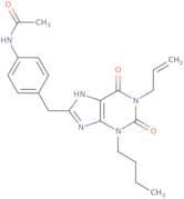 N-[4-(1-Allyl-3-butyl-2,6-dioxo-2,3,6,7-tetrahydro-1H-purin-8-ylmethyl)phenyl]acetamide