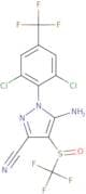 5-Amino-1-[2,6-dichloro-4-(trifluoromethyl)phenyl]-4-[(trifluoromethyl)sulfinyl]-1H-pyrazole-3-car…
