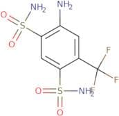 4-Amino-6-(trifluoromethyl)benzene-1,3-disulfonamide