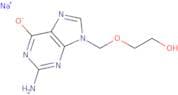 2-Amino-1,9-dihydro-9-((2-hydroxyethoxy)methyl)-6H-purin-6-one monosodium salt
