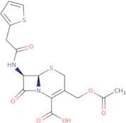 (6R,7R)-3-(Acetoxymethyl)-8-oxo-7-(2-(thiophen-2-yl)acetamido)-5-thia-1-azabicyclo[4.2.0]oct-2-ene…