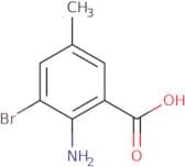 2-Amino-3-bromo-5-methylbenzoic acid