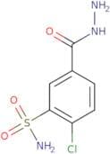 2-Chloro-5-(hydrazinecarbonyl)benzene-1-sulfonamide