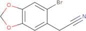 2-(6-Bromo-1,3-dioxaindan-5-yl)acetonitrile
