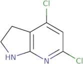 4,6-Dichloro-1H,2H,3H-pyrrolo[2,3-b]pyridine