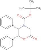 tert-Butyl (2R,3S)-(-)-6-oxo-2,3-diphenyl-4-morpholinecarboxylate